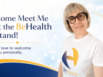 Ania in a Be Health t-shirt
